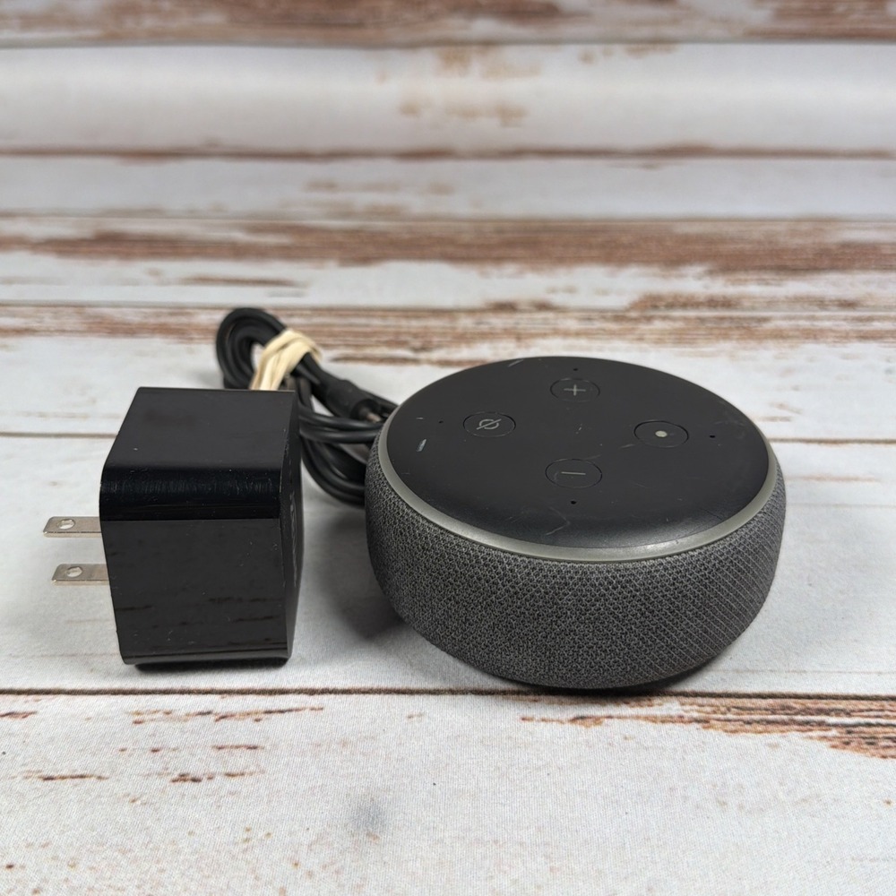 Amazon Echo Dot 3rd Gen Smart Speaker Charcoal Black C78MP8 with Power Cord OEM